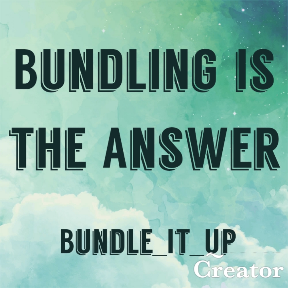 Bundling is the Answer
